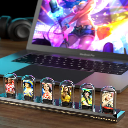 IPSTube RGB DIYGlow LED Tube Digital Watch, Nightlights And Electronic Album - Homevalley.co.uk