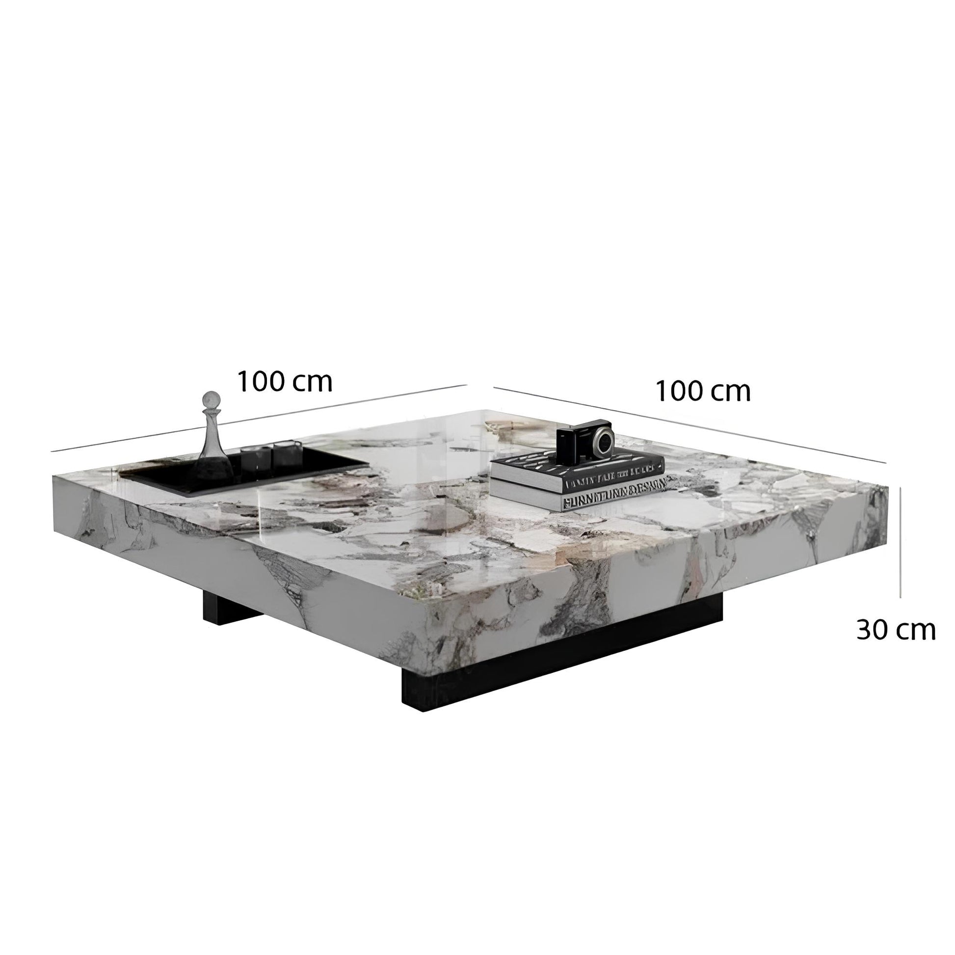 Italian Luxury Marble Top Coffee Table - Homevalley.co.uk