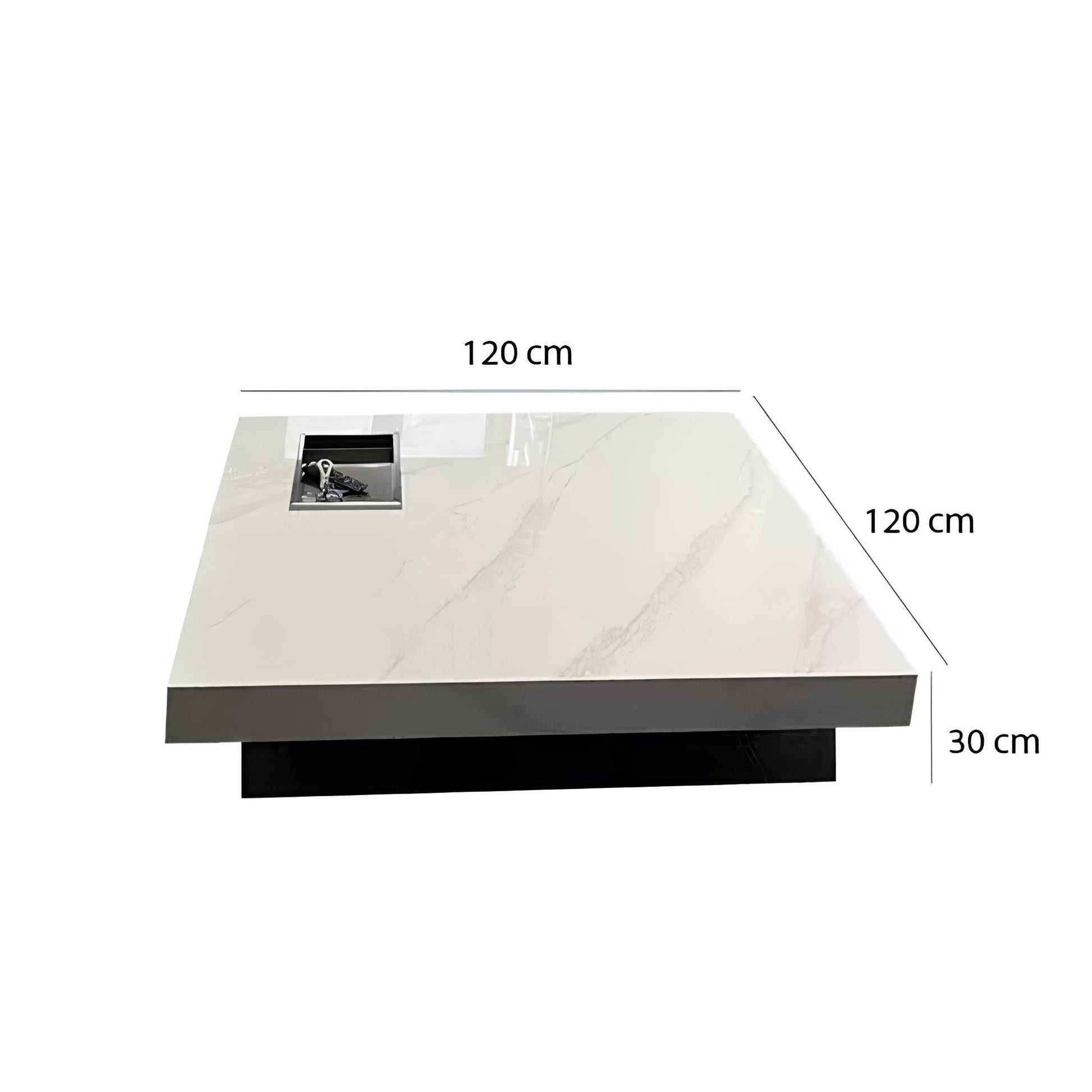 Italian Luxury Marble Top Coffee Table - Homevalley.co.uk