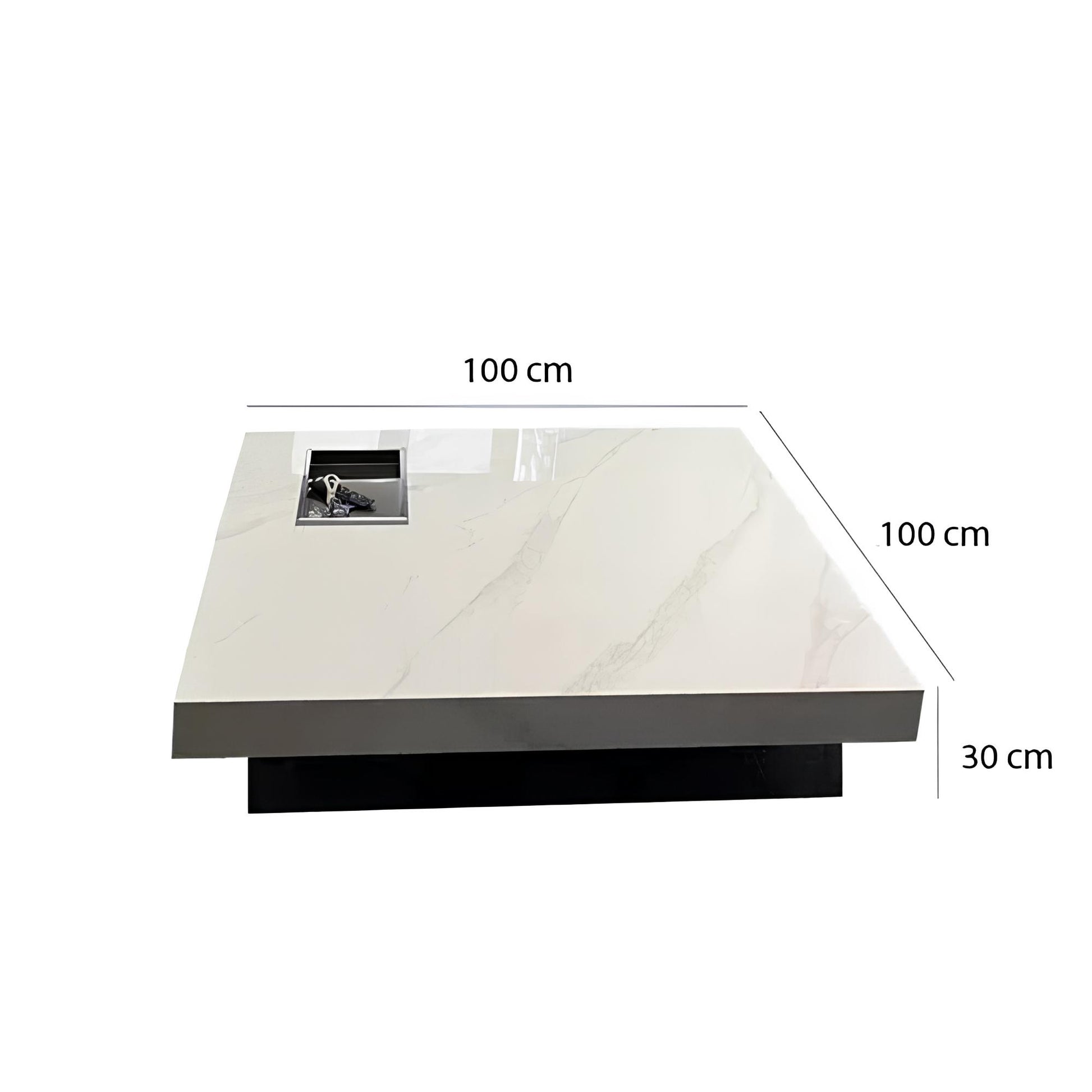 Italian Luxury Marble Top Coffee Table - Homevalley.co.uk