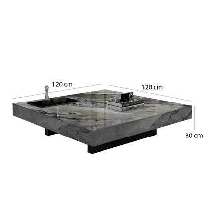 Italian Luxury Marble Top Coffee Table - Homevalley.co.uk