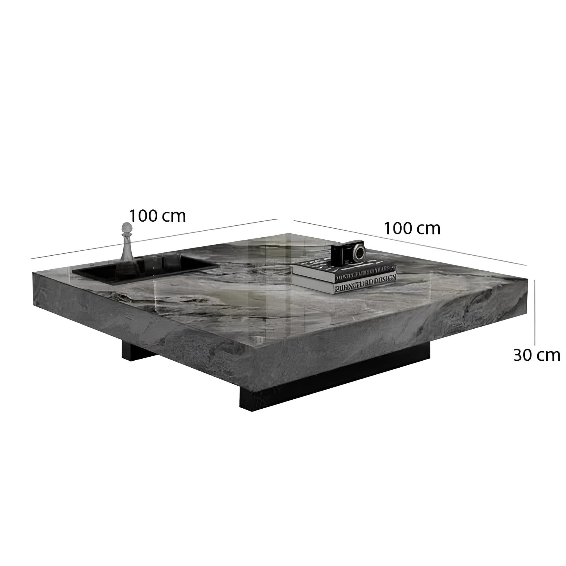 Italian Luxury Marble Top Coffee Table - Homevalley.co.uk