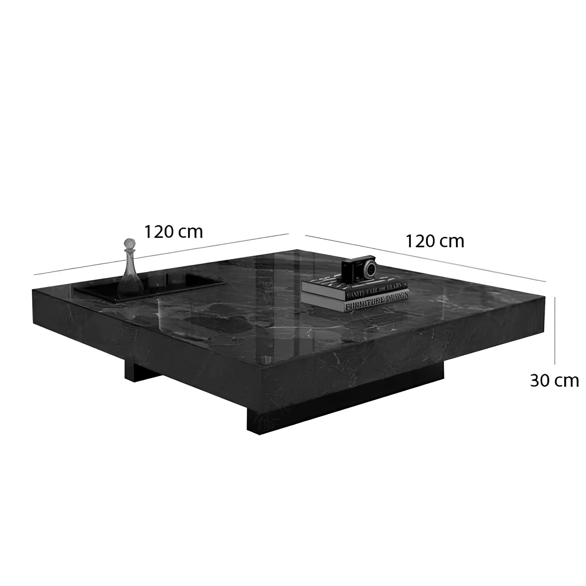 Italian Luxury Marble Top Coffee Table - Homevalley.co.uk