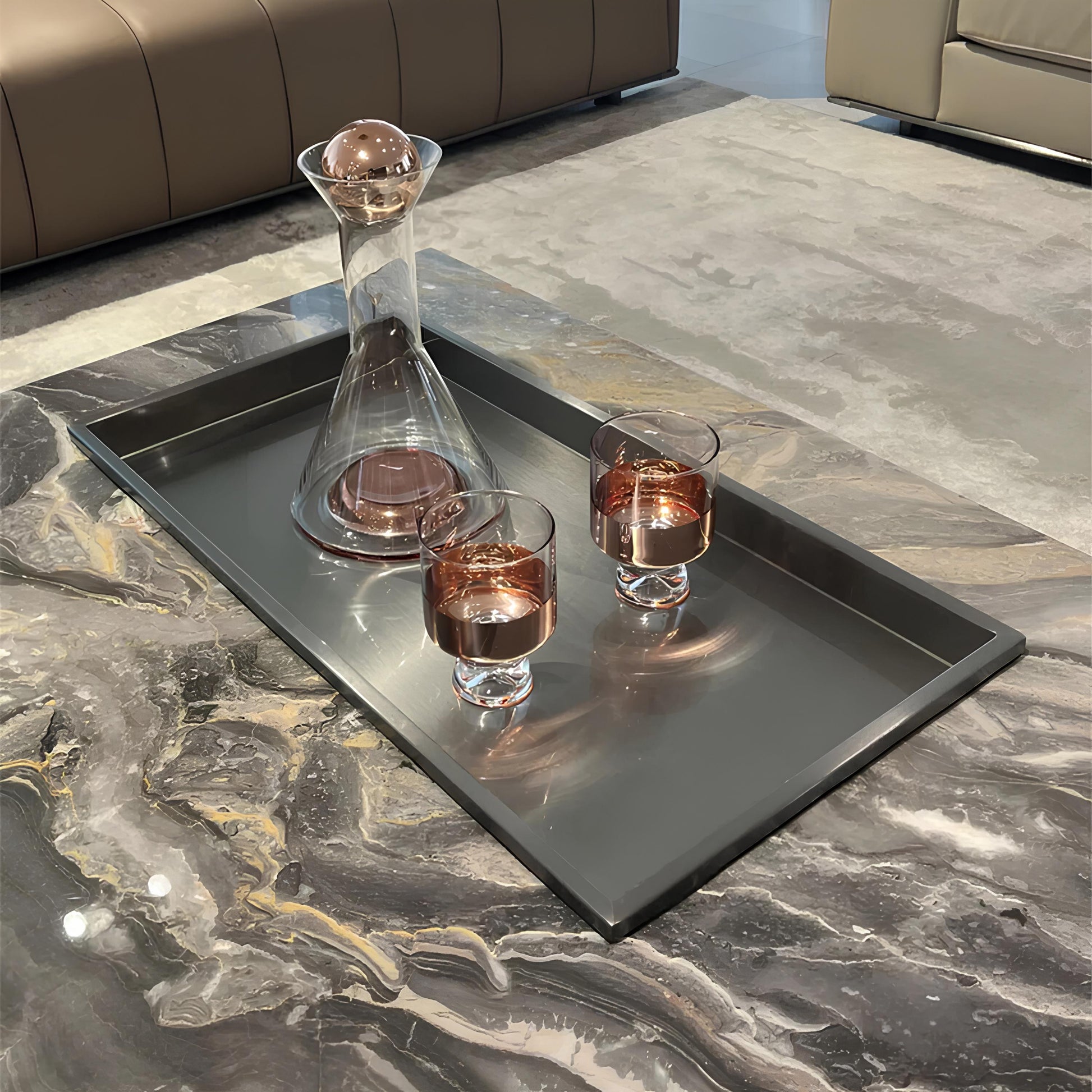 Italian Luxury Marble Top Coffee Table - Homevalley.co.uk