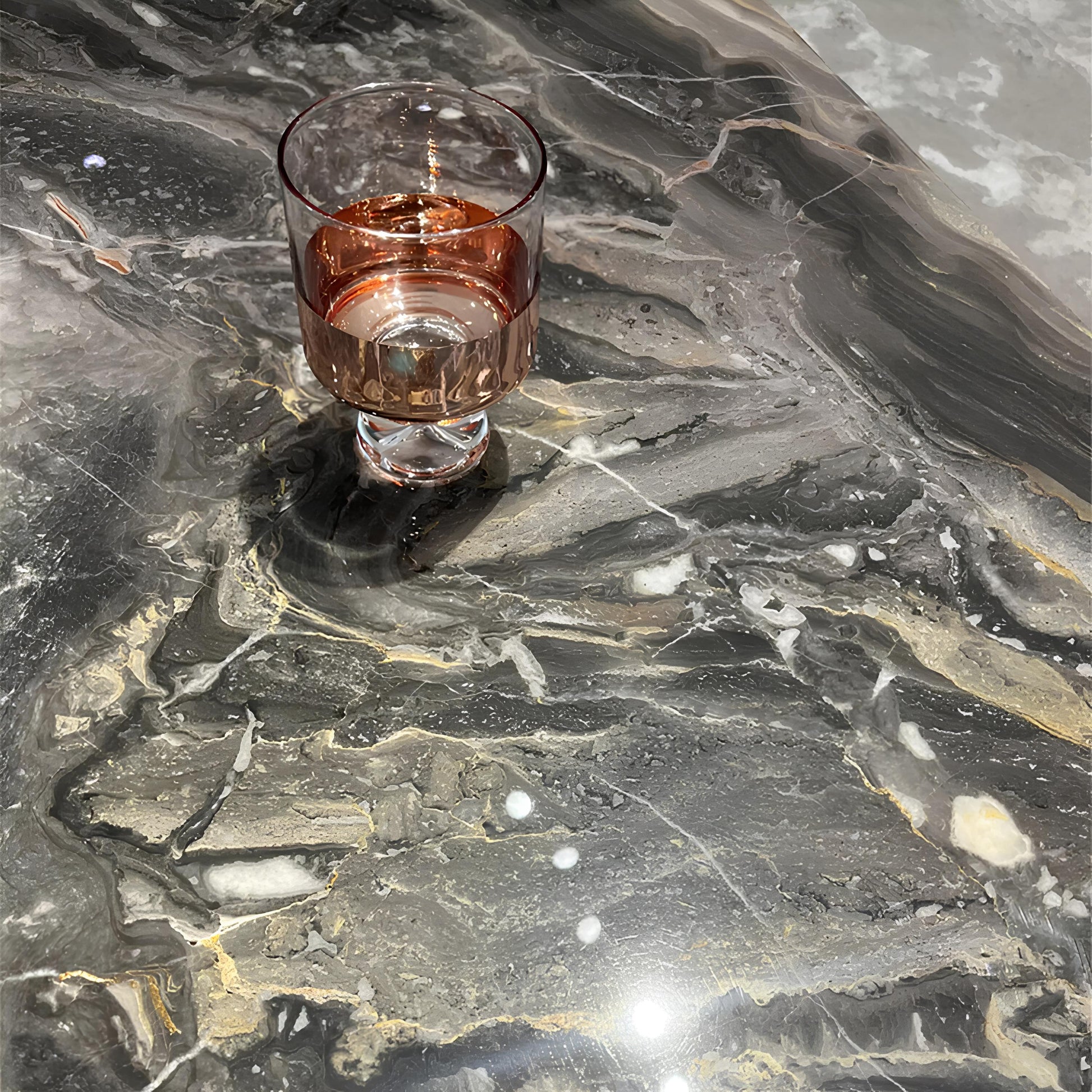 Italian Luxury Marble Top Coffee Table - Homevalley.co.uk