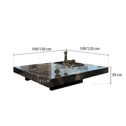 Italian Luxury Marble Top Coffee Table - Homevalley.co.uk