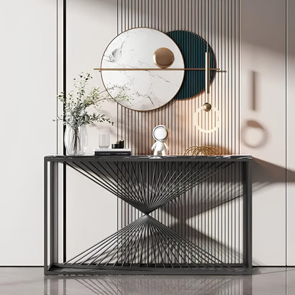 Italian Style Luxurious Rectangular Console Table - Homevalley.co.uk