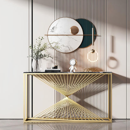 Italian Style Luxurious Rectangular Console Table - Homevalley.co.uk