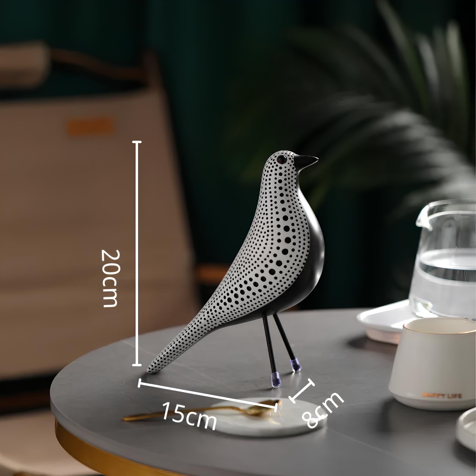 Nordic Bird Resin Figurine - Homevalley.co.uk