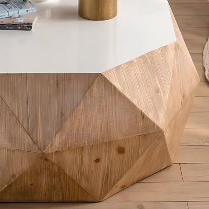 Japanese Style Solid Wood Coffee Table - Homevalley.co.uk