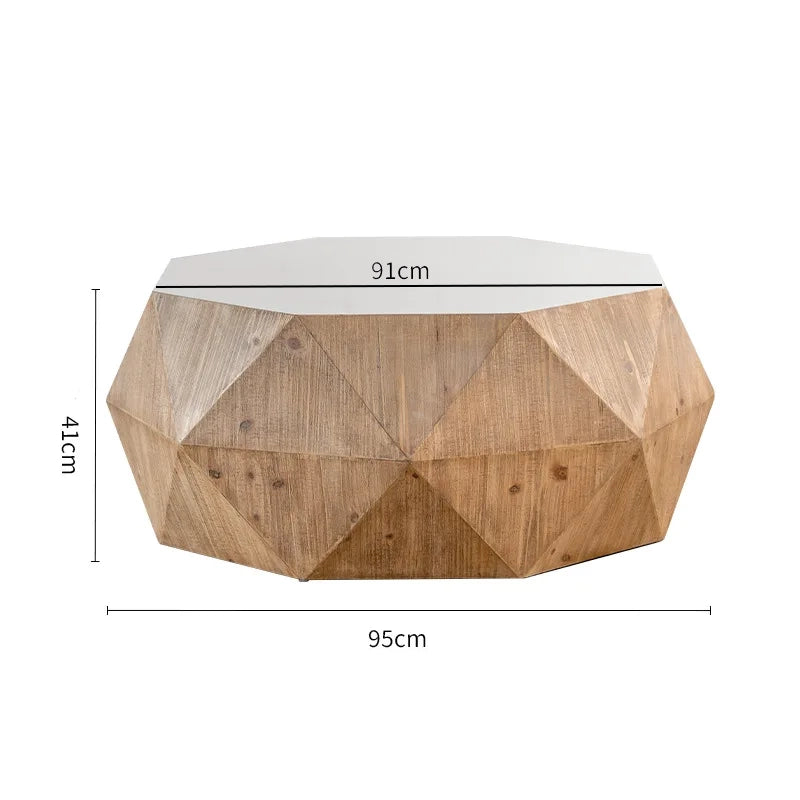 Japanese Style Solid Wood Coffee Table - Homevalley.co.uk