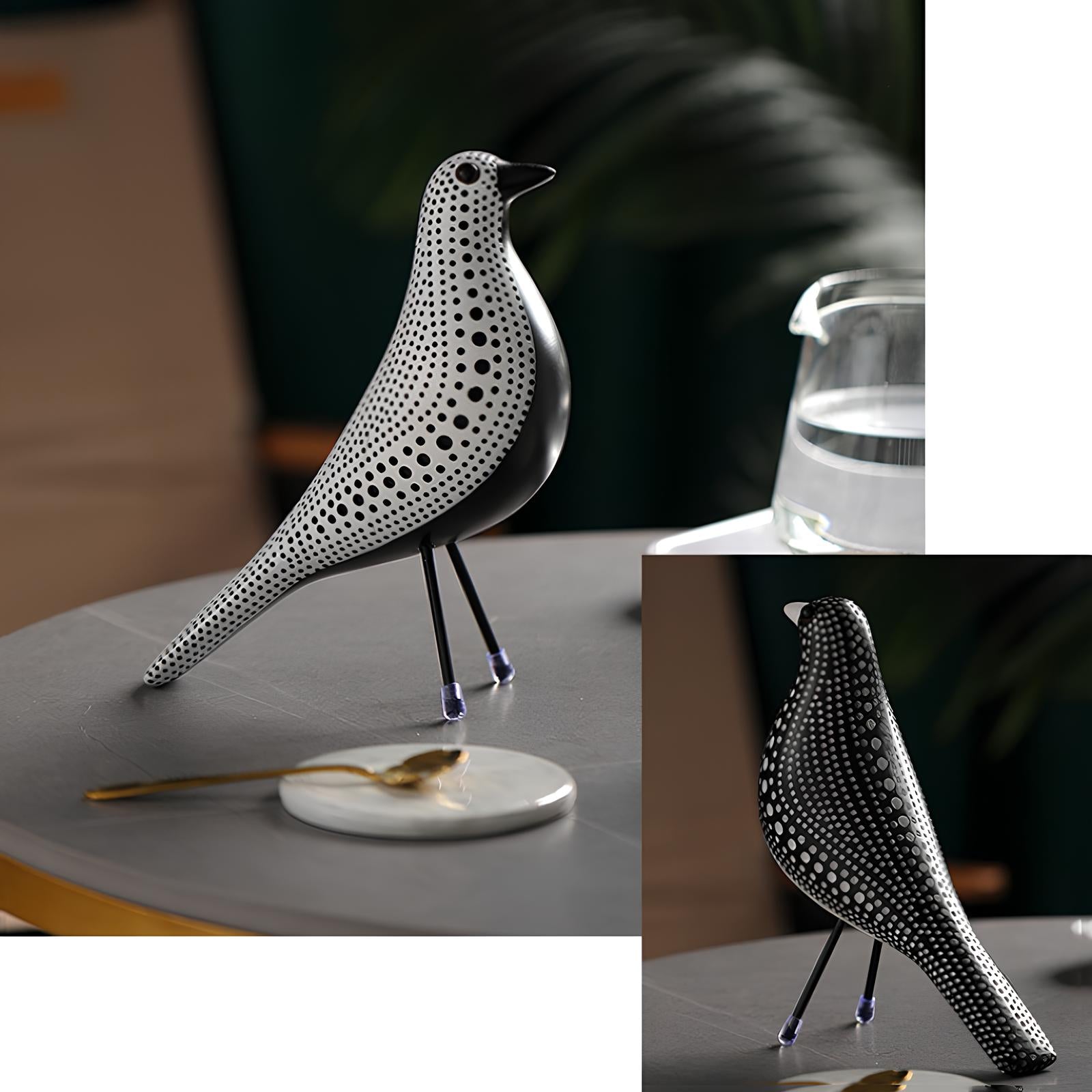 Nordic Bird Resin Figurine - Homevalley.co.uk