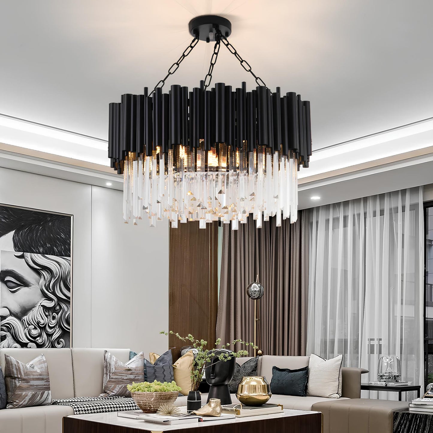 K9 Crystal Luxury LED Chandelier - Homevalley.co.uk
