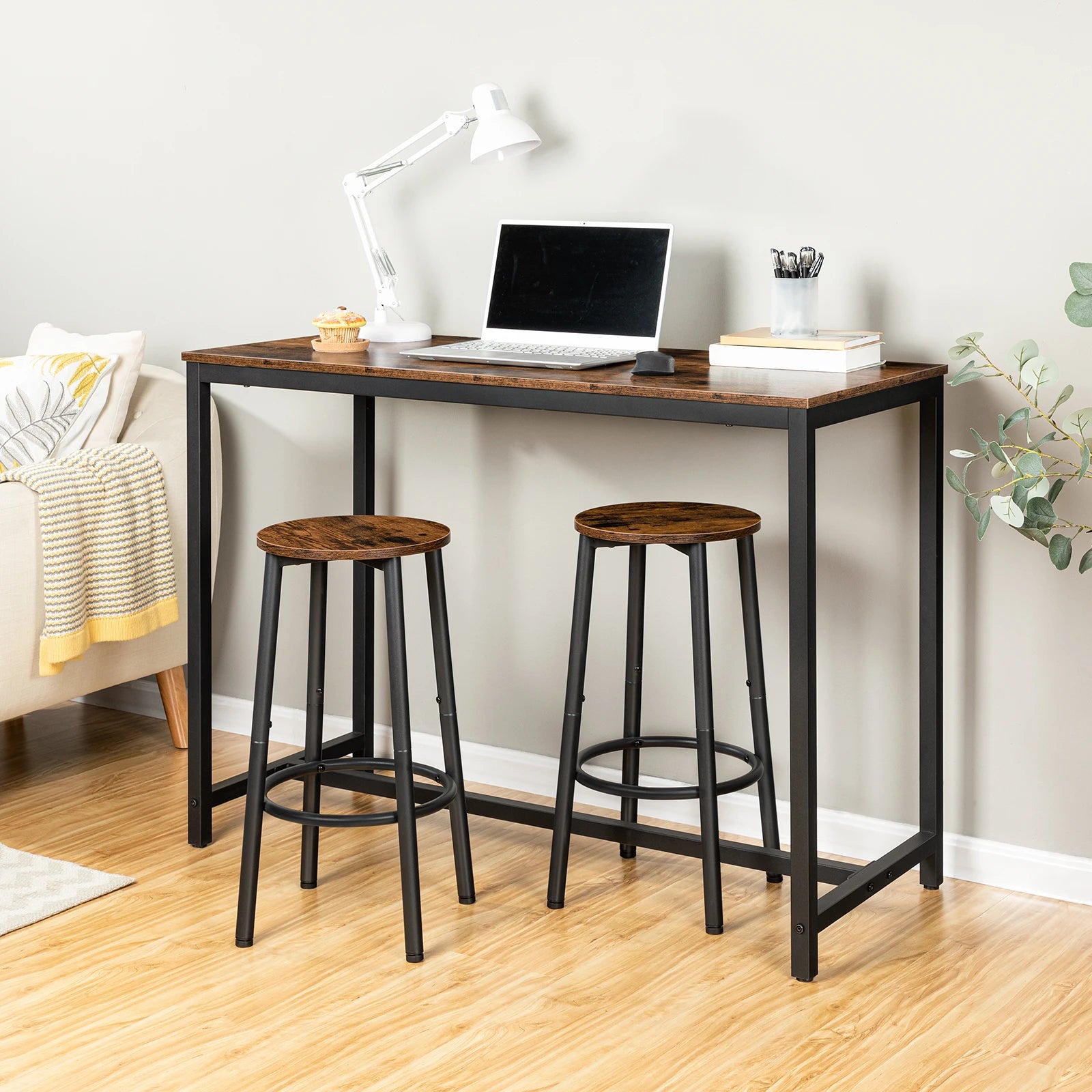Kitchen Bar Stool, Set of 2 - Homevalley.co.uk