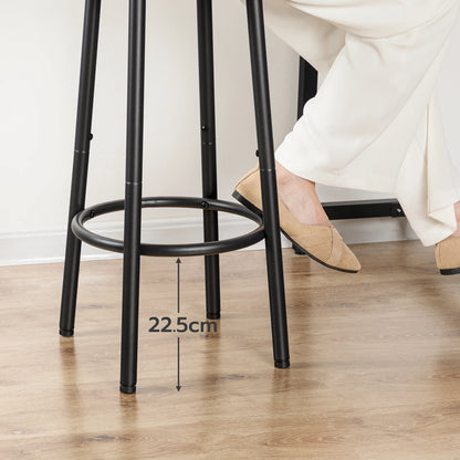 Kitchen Bar Stool, Set of 2 - Homevalley.co.uk