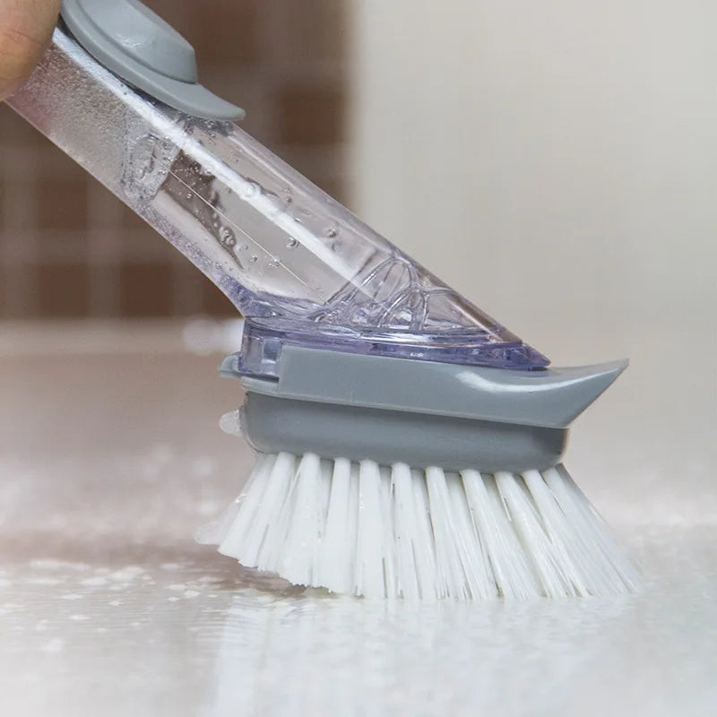 Kitchen Cleaning Brush with Replaceable Brush Sponge - Homevalley.co.uk