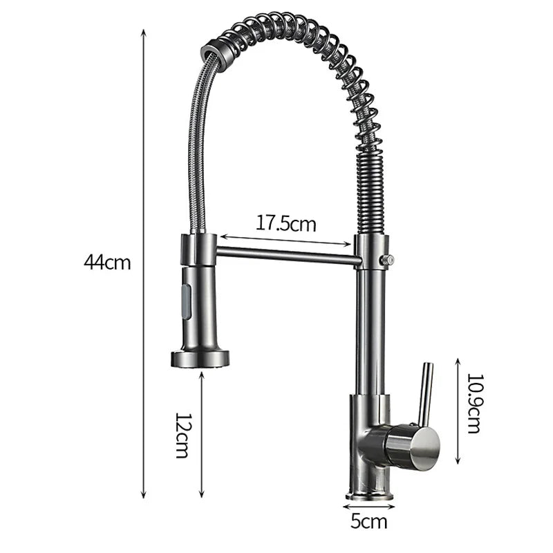 Kitchen Faucet, Stream Sprayer Nozzle, 360 Degree Rotation - Homevalley.co.uk