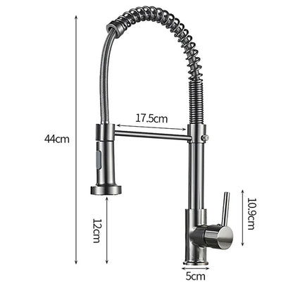 Kitchen Faucet, Stream Sprayer Nozzle, 360 Degree Rotation - Homevalley.co.uk