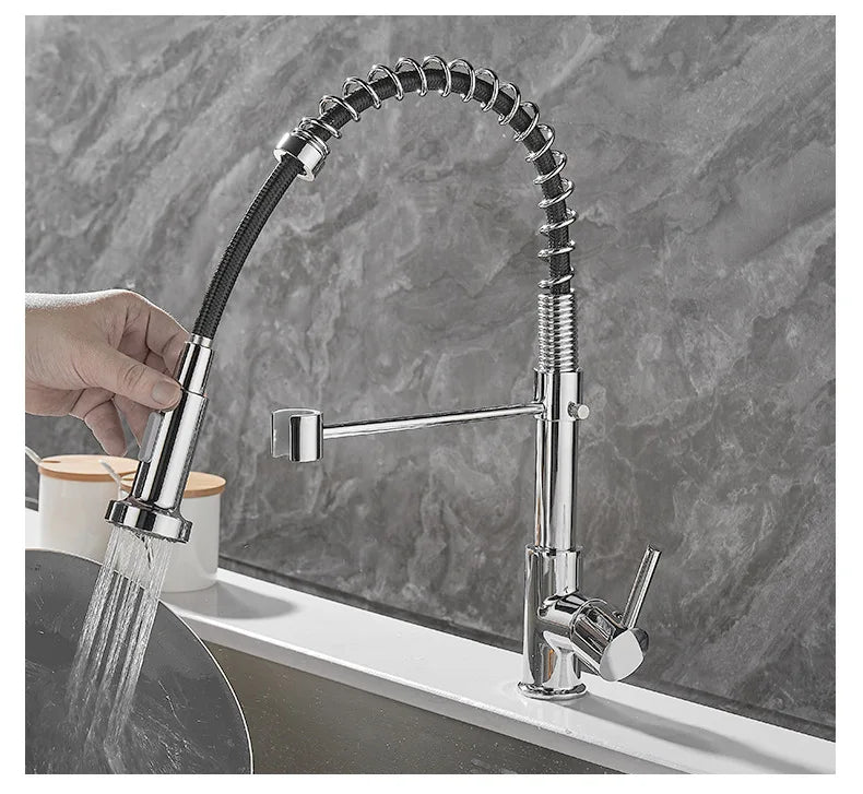 Kitchen Faucet, Stream Sprayer Nozzle, 360 Degree Rotation - Homevalley.co.uk