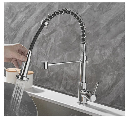 Kitchen Faucet, Stream Sprayer Nozzle, 360 Degree Rotation - Homevalley.co.uk