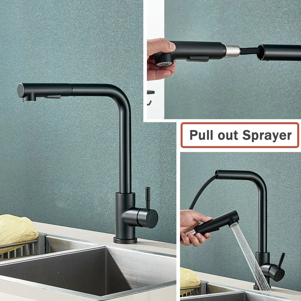 Kitchen Sink Faucet, 2 Modes - Homevalley.co.uk