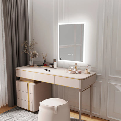 LED Bathroom Mirror with Anti-Fog, Smart Touch Button, Memory Function - Homevalley.co.uk
