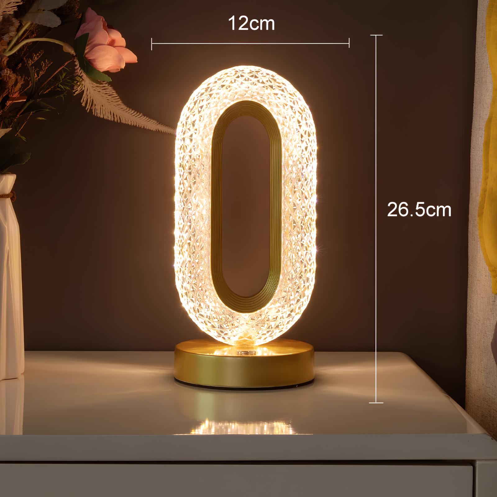 LED Crystal Table Lamp - Homevalley.co.uk