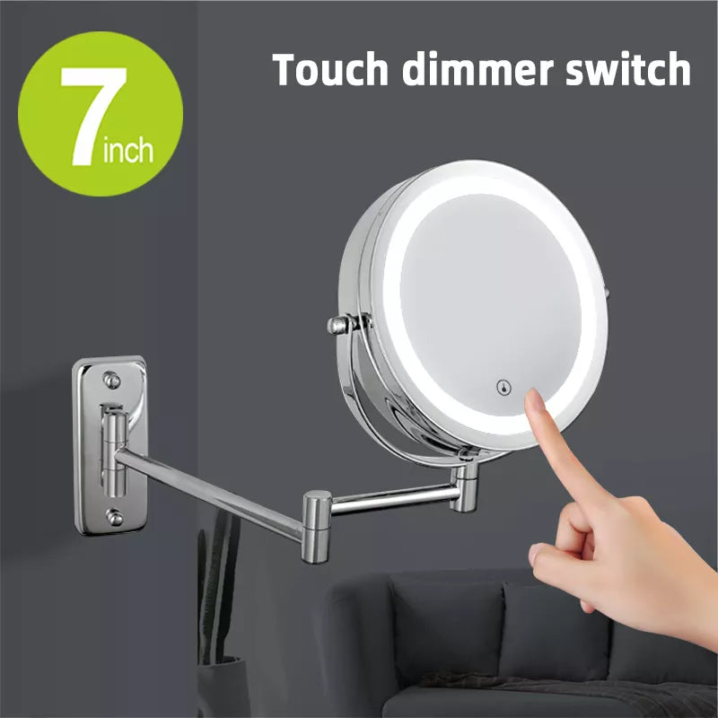 LED Smart Magnifying Bathroom Mirror - Homevalley.co.uk