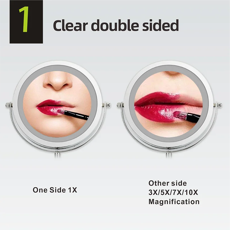 LED Smart Magnifying Bathroom Mirror - Homevalley.co.uk