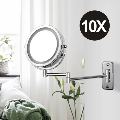 LED Smart Magnifying Bathroom Mirror - Homevalley.co.uk