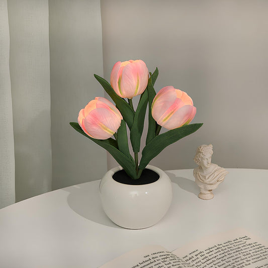 LED Tulip Night Light Table Bedside Lamp - Homevalley.co.uk