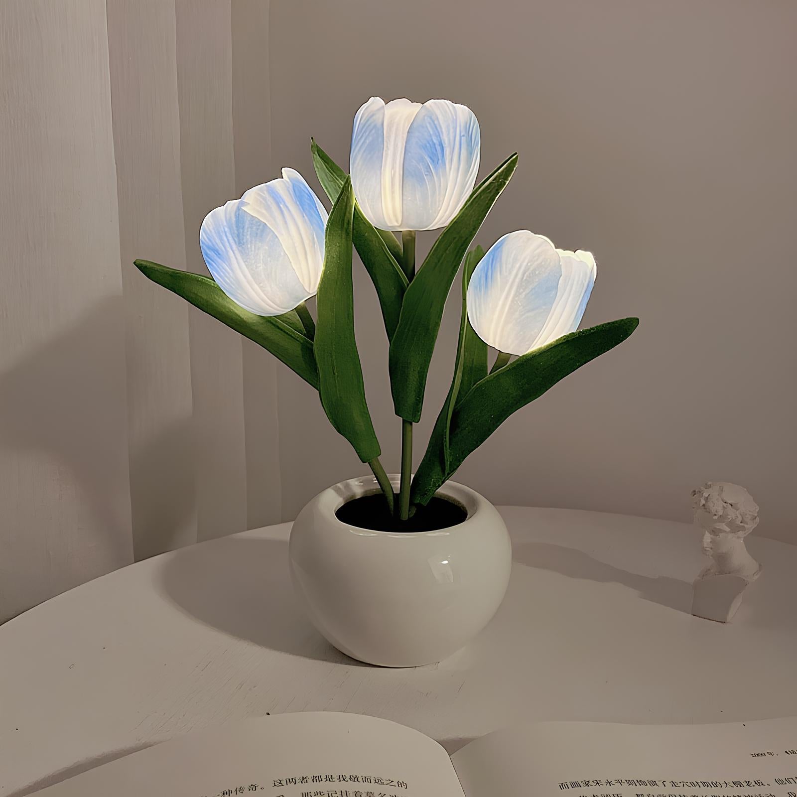 LED Tulip Night Light Table Bedside Lamp - Homevalley.co.uk