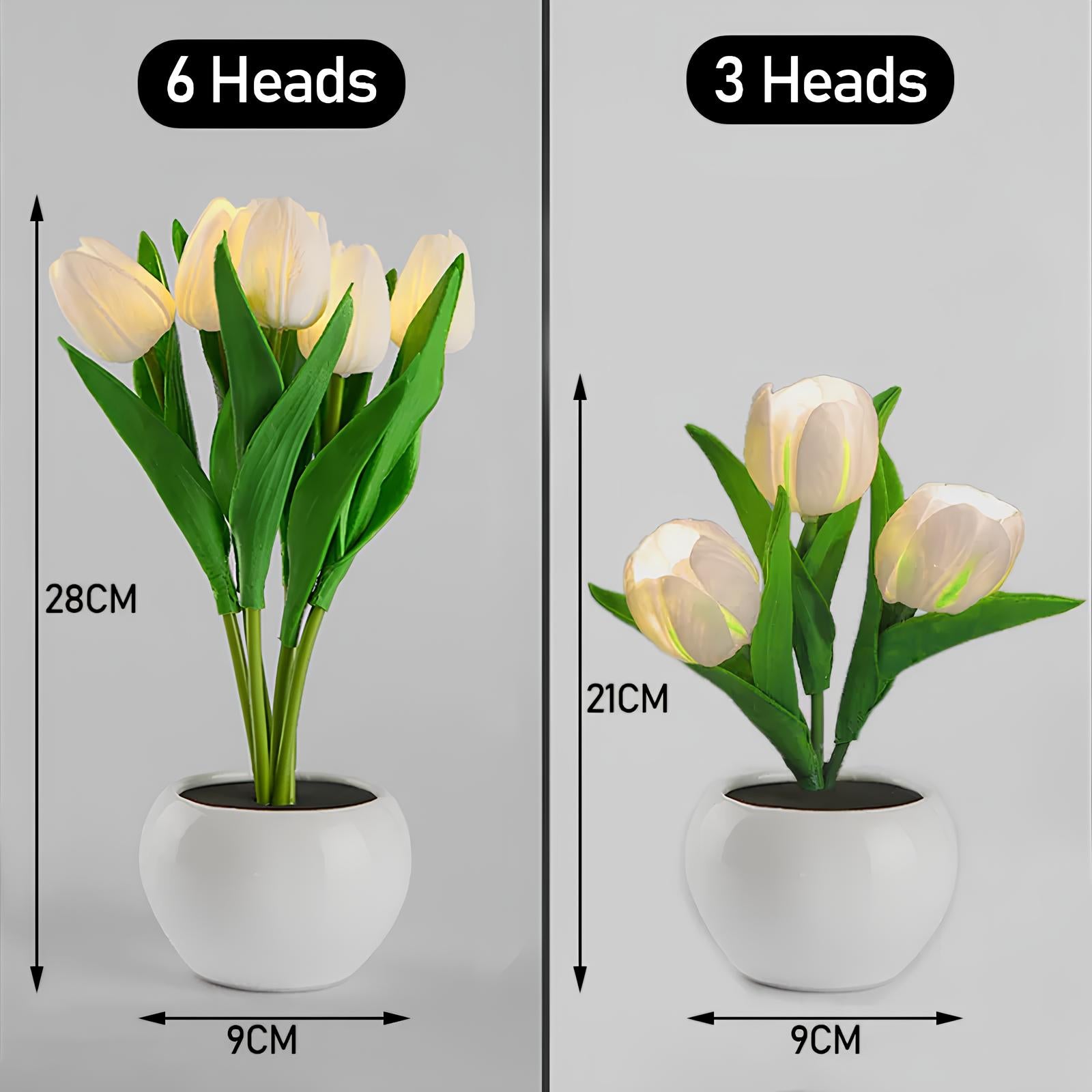 LED Tulip Night Light Table Bedside Lamp - Homevalley.co.uk