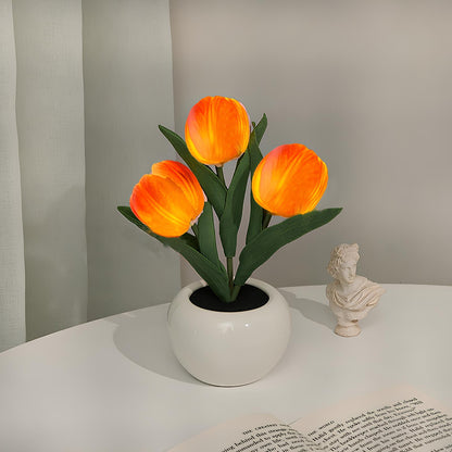 LED Tulip Night Light Table Bedside Lamp - Homevalley.co.uk