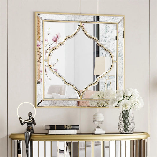 LUVODI Accented Wall Mounted Mirror - Homevalley.co.uk