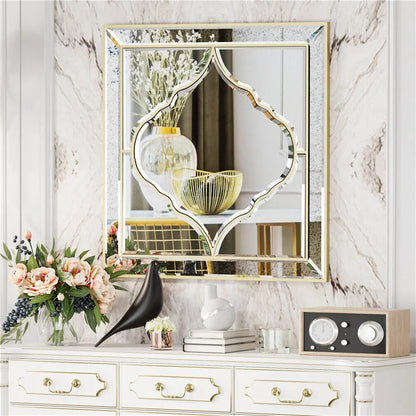 LUVODI Accented Wall Mounted Mirror - Homevalley.co.uk