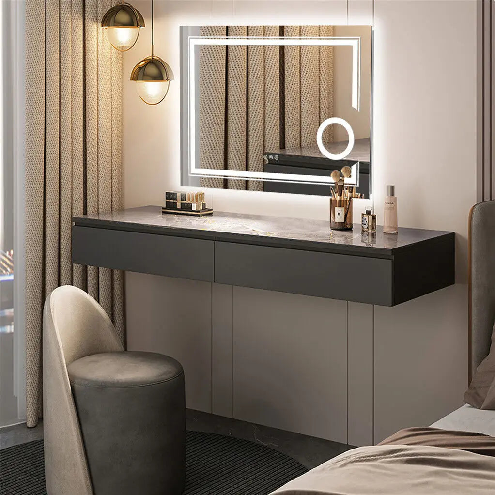 LUVODI LED Wall Mounted Magnifying Mirror Makeup Shaving Bathroom Mirror - Homevalley.co.uk