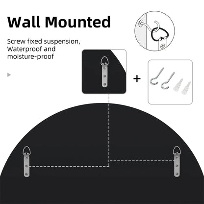 LUVODI Sunburst Decorative Wall Mirror with Beveled Glass Edge - Homevalley.co.uk