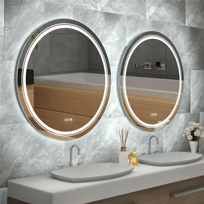 LUVODI Waterproof Dimmable LED Defog Bathroom Mirror - Homevalley.co.uk