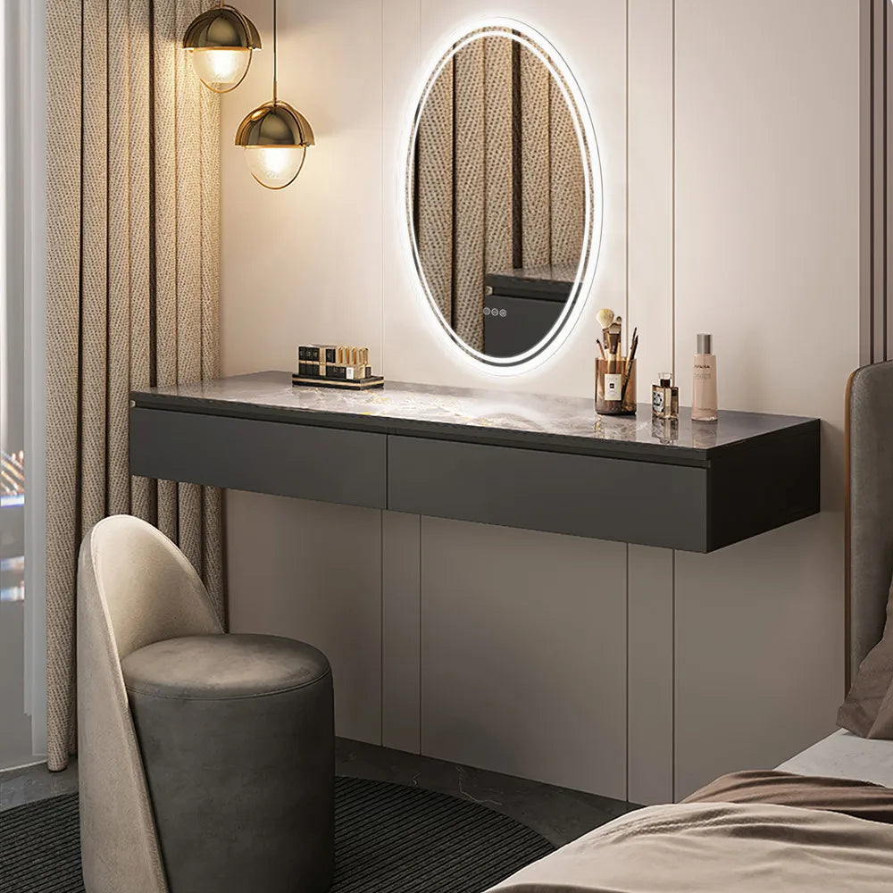 LUVODI Waterproof Frameless LED Backlit Mirror for Bathroom Dimmable Anti-fog Shaving Mirror - Homevalley.co.uk