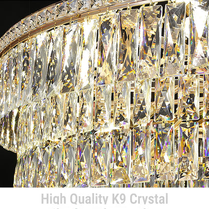 Luxurious Crystal Staircase Chandelier - Homevalley.co.uk