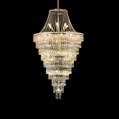 Luxurious Crystal Staircase Chandelier - Homevalley.co.uk