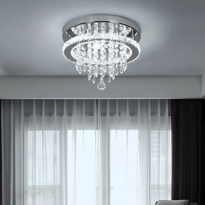 Luxury Crystal Chandelier with Remote Control - Homevalley.co.uk