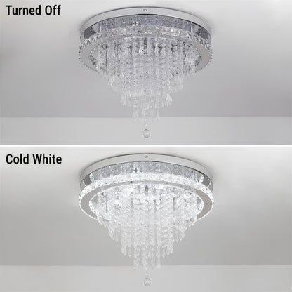 Luxury Crystal Chandelier with Remote Control - Homevalley.co.uk