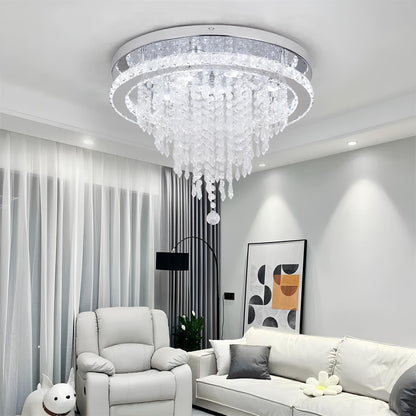 Luxury Crystal Chandelier with Remote Control - Homevalley.co.uk