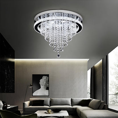 Luxury Crystal Chandelier with Remote Control - Homevalley.co.uk