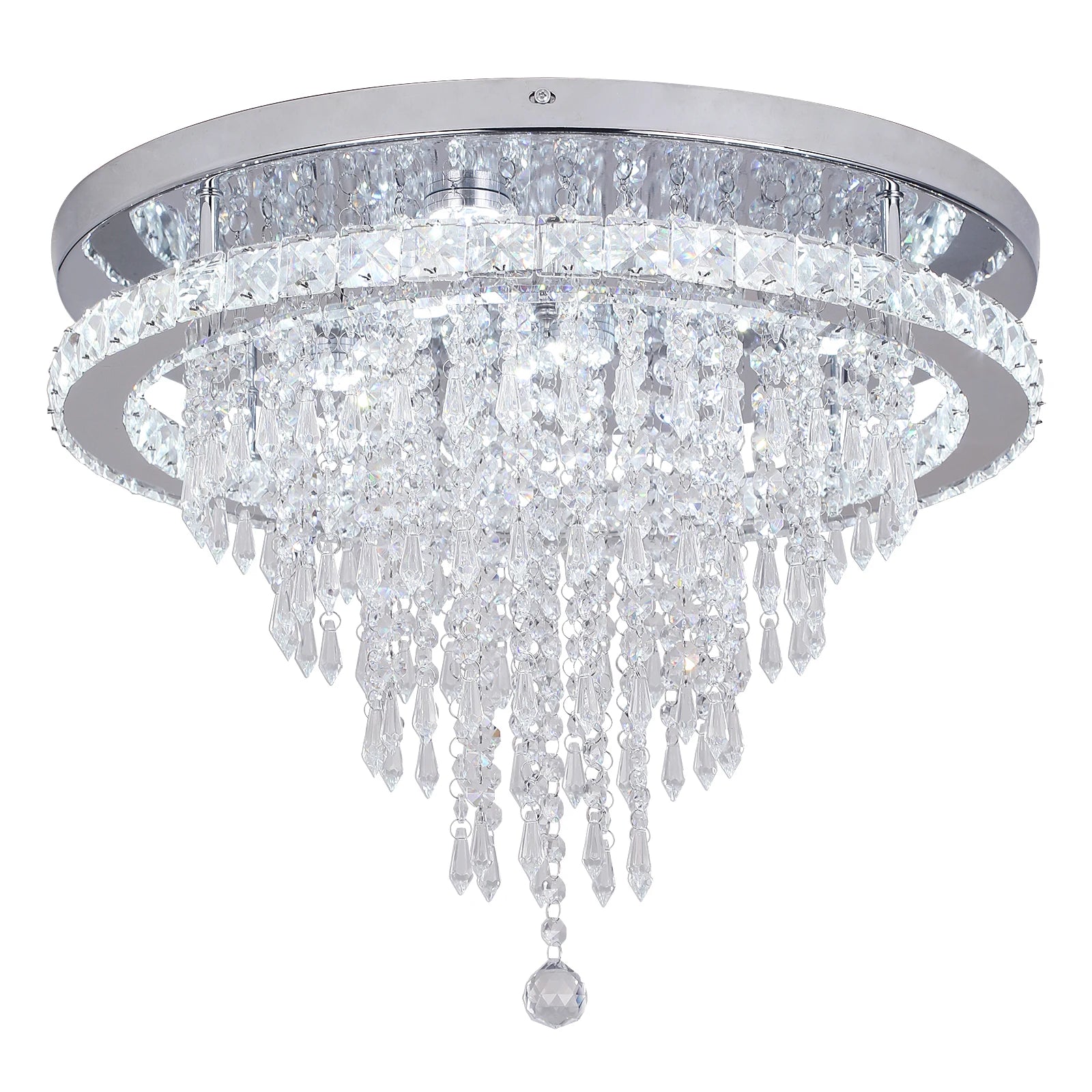 Luxury Crystal Chandelier with Remote Control - Homevalley.co.uk