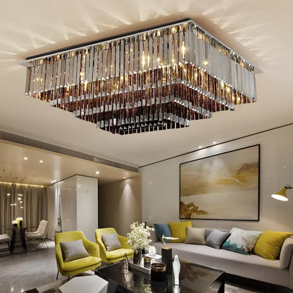 Luxury Square Shape Ceiling Chandelier - Homevalley.co.uk