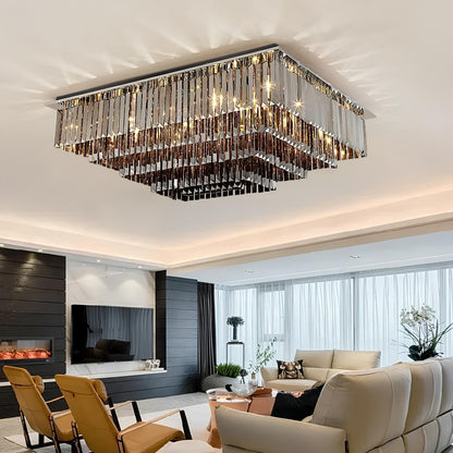 Luxury Square Shape Ceiling Chandelier - Homevalley.co.uk