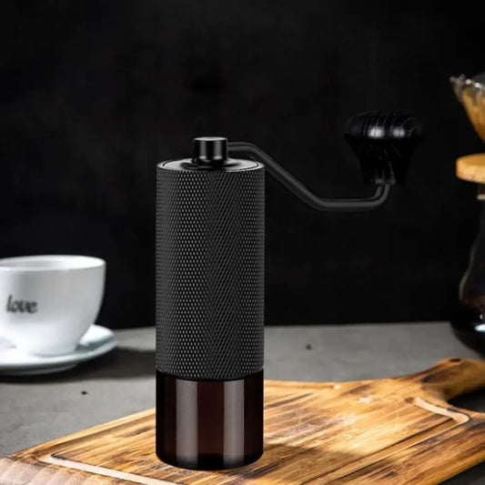 Manual Stainless Steel Professional Double Bearing Coffee Grinder - Homevalley.co.uk